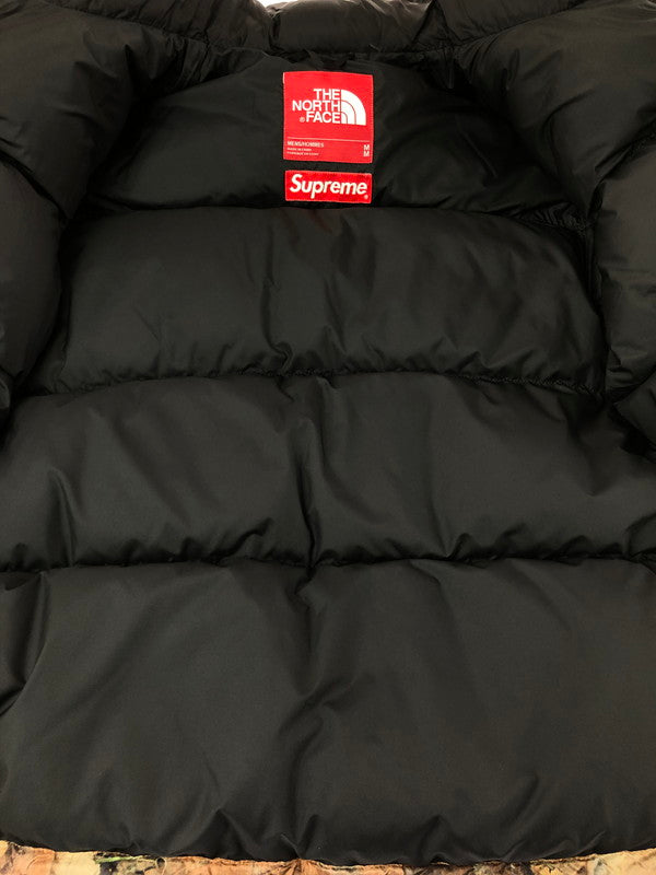 【中古品】【メンズ】 THE NORTH FACE ザ・ノースフェイス × SUPUREME DOWNJACKET ND51602I ダウンジャケット 149-260321-rt-04-tag サイズ：M カラー：ブラウン系 万代Net店