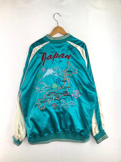 【現状渡し品】【メンズ】 GALFY SOUVENIR JACKET 124050 スカジャン 142-260116-rt-18-tag サイズ：XL カラー：ピンク/ターコイズ 万代Net店