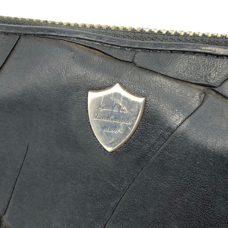【中古品】【メンズ】 GARNI ガルニ GARNI GL14017 INSECTION ZIP LONG WALLET インセクション ジップ ロングウォレット 長財布 200-260118-na-17-tag カラー：ブラック 万代Net店