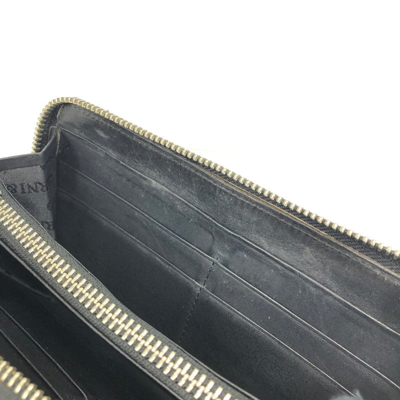 【中古品】【メンズ】 GARNI ガルニ GARNI GL14017 INSECTION ZIP LONG WALLET インセクション ジップ ロングウォレット 長財布 200-260118-na-17-tag カラー：ブラック 万代Net店