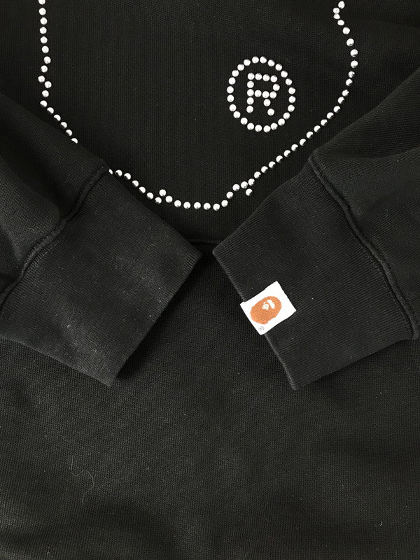 【中古品】【メンズ】 STUDDED APE HEAD RELAXED FIT PULLOVER HOODIE 001PPL301305M 142-260115-rt-02-tag サイズ：L カラー：ブラック 万代Net店