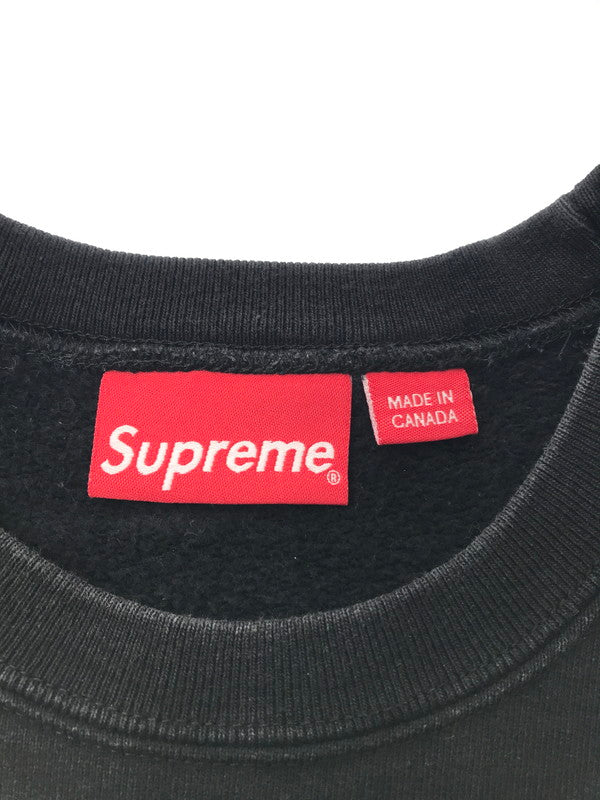 【中古品】【メンズ】 Supreme シュプリーム SMALL BOX CREWNECK スモール ボックス クルーネック スウェット トレーナー 149-260210-na-05-tag サイズ：M カラー：ブラック 万代Net店