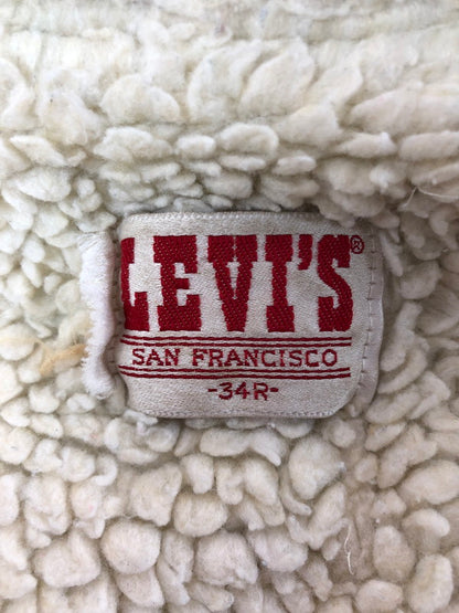 【現状渡し品】【メンズ】 Levi's リーバイス DENIM BOA JACKET 70608-0216 USA製 83年5月製造 デニムボアジャケット アウター 146-260118-rt-17-tag サイズ：34R カラー：インディゴ 万代Net店