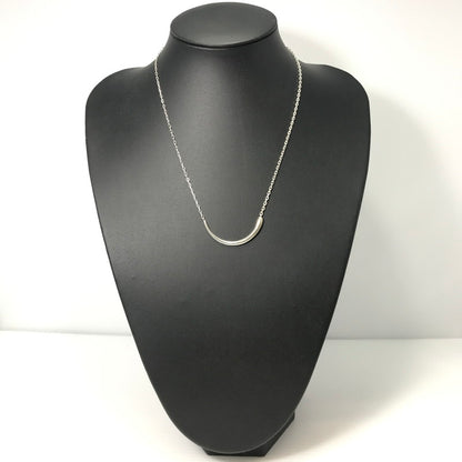 【中古品】【メンズ】 JOUETE ジュエッテ SV925 ミニマル カーブネックレス アクセサリー 192-260627-na-14-tagh カラー：シルバー 万代Net店
