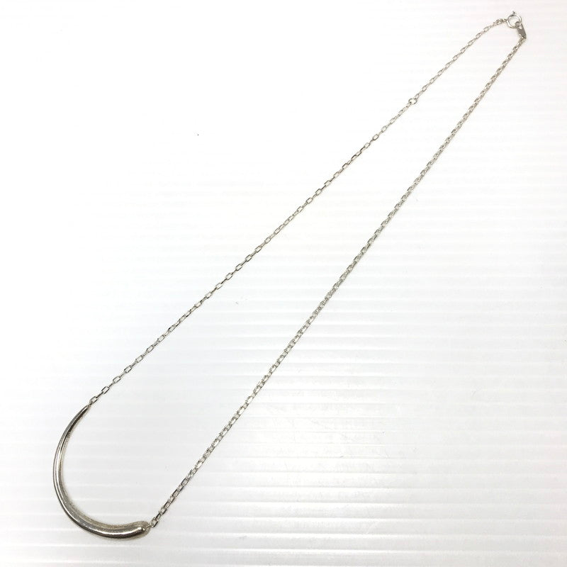 【中古品】【メンズ】 JOUETE ジュエッテ SV925 ミニマル カーブネックレス アクセサリー 192-260627-na-14-tagh カラー：シルバー 万代Net店