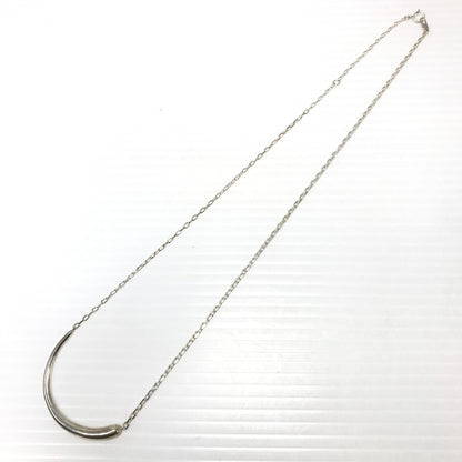 【中古品】【メンズ】 JOUETE ジュエッテ SV925 ミニマル カーブネックレス アクセサリー 192-260627-na-14-tagh カラー：シルバー 万代Net店