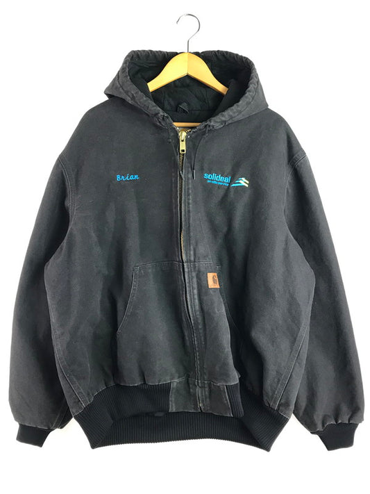 【現状渡し品】【メンズ】 ACTIVE JACKET J130 BLK アクティブ ジャケット アウター 企業ロゴ 146-260115-rt-06-tag サイズ：XL カラー：ブラック 万代Net店