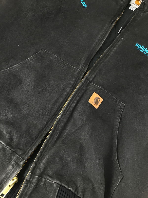 【現状渡し品】【メンズ】 ACTIVE JACKET J130 BLK アクティブ ジャケット アウター 企業ロゴ 146-260115-rt-06-tag サイズ：XL カラー：ブラック 万代Net店