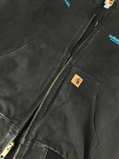 【現状渡し品】【メンズ】 ACTIVE JACKET J130 BLK アクティブ ジャケット アウター 企業ロゴ 146-260115-rt-06-tag サイズ：XL カラー：ブラック 万代Net店