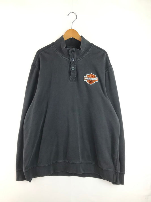 【中古品】【メンズ】 HALF―BUTTON PULLOVER SWEATSHIRT 2020 ハーフボタンプルオーバースウェット 146-260116-rt-14-tag サイズ：不明 下記参照 カラー：ブラック 万代Net店