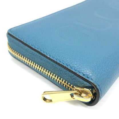 【中古品】【メンズ】 GUCCI グッチ LOGO ZIP AROUND WALLET 658691 ロゴ ジップアラウンド ウォレット 長財布 181-260118-na-01-tag カラー：ブルー 万代Net店