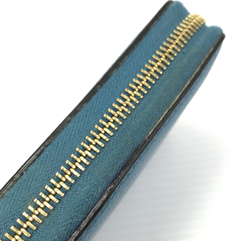 【中古品】【メンズ】 GUCCI グッチ LOGO ZIP AROUND WALLET 658691 ロゴ ジップアラウンド ウォレット 長財布 181-260118-na-01-tag カラー：ブルー 万代Net店
