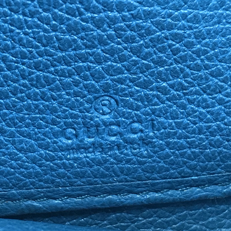 【中古品】【メンズ】 GUCCI グッチ LOGO ZIP AROUND WALLET 658691 ロゴ ジップアラウンド ウォレット 長財布 181-260118-na-01-tag カラー：ブルー 万代Net店
