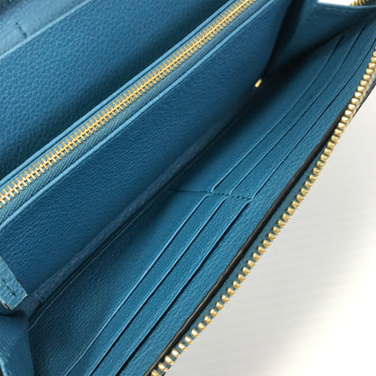 【中古品】【メンズ】 GUCCI グッチ LOGO ZIP AROUND WALLET 658691 ロゴ ジップアラウンド ウォレット 長財布 181-260118-na-01-tag カラー：ブルー 万代Net店