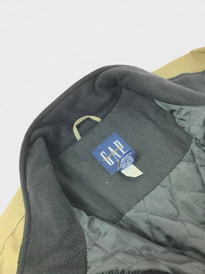 【現状渡し品】【メンズ】 OLD GAP オールド ギャップ 90's PADDING LINE BLOUSON 112977-01-1 中綿 146-260118-rt-06-tag サイズ：M カラー：ベージュ 万代Net店