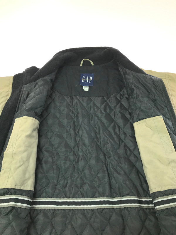 【現状渡し品】【メンズ】 OLD GAP オールド ギャップ 90's PADDING LINE BLOUSON 112977-01-1 中綿 146-260118-rt-06-tag サイズ：M カラー：ベージュ 万代Net店