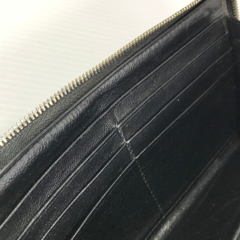 【現状渡し品】【メンズ】 BALENCIAGA バレンシアガ CASH CONTINENTAL 594317 キャッシュ コンチネンタル ラウンドジップウォレット 長財布 181-260118-na-02-tag カラー：ブラック 万代Net店