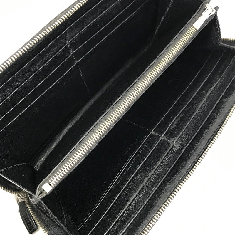 【現状渡し品】【メンズ】 BALENCIAGA バレンシアガ CASH CONTINENTAL 594317 キャッシュ コンチネンタル ラウンドジップウォレット 長財布 181-260118-na-02-tag カラー：ブラック 万代Net店