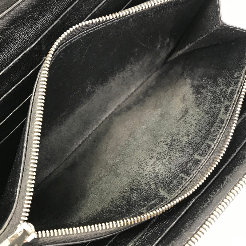 【現状渡し品】【メンズ】 BALENCIAGA バレンシアガ CASH CONTINENTAL 594317 キャッシュ コンチネンタル ラウンドジップウォレット 長財布 181-260118-na-02-tag カラー：ブラック 万代Net店