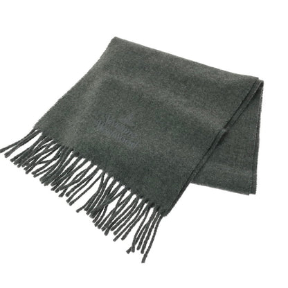 【中古品】【レディース】 ORB LOGO WOOL MUFFLER オーブ ロゴ ウール マフラー 服飾小物 187-260208-na-03-tag カラー：グレー 万代Net店