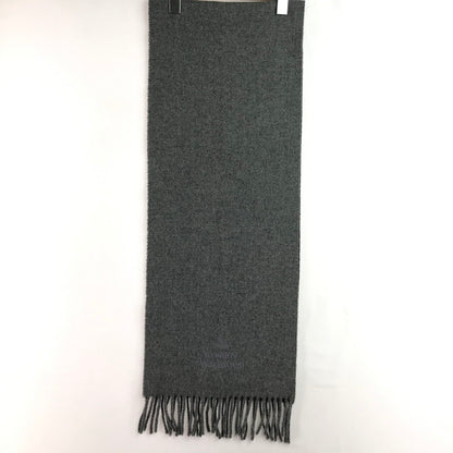 【中古品】【レディース】 ORB LOGO WOOL MUFFLER オーブ ロゴ ウール マフラー 服飾小物 187-260208-na-03-tag カラー：グレー 万代Net店