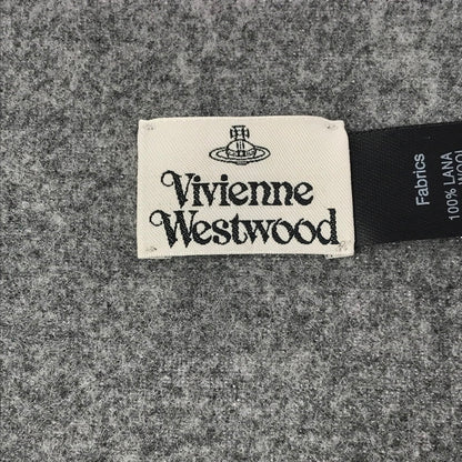 【中古品】【レディース】 ORB LOGO WOOL MUFFLER オーブ ロゴ ウール マフラー 服飾小物 187-260208-na-03-tag カラー：グレー 万代Net店