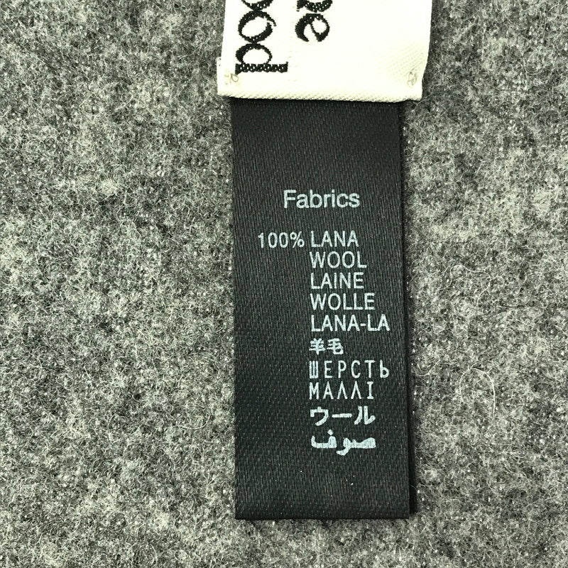 【中古品】【レディース】 ORB LOGO WOOL MUFFLER オーブ ロゴ ウール マフラー 服飾小物 187-260208-na-03-tag カラー：グレー 万代Net店