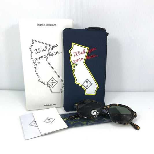 【中古品】【メンズ】 WONDERLAND ワンダーワンド POWAY POWAY-02JP パウウェイ サングラス アイウェア アクセサリー 203-260118-na-10-tag サイズ：52□17 145 カラー：Yellow Tort / Green Lens 万代Net店