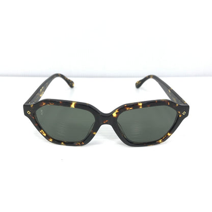 【中古品】【メンズ】 WONDERLAND ワンダーワンド POWAY POWAY-02JP パウウェイ サングラス アイウェア アクセサリー 203-260118-na-10-tag サイズ：52□17 145 カラー：Yellow Tort / Green Lens 万代Net店