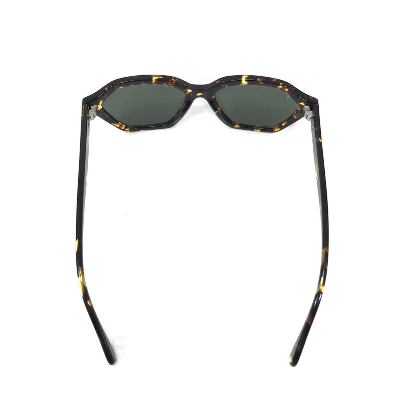 【中古品】【メンズ】 WONDERLAND ワンダーワンド POWAY POWAY-02JP パウウェイ サングラス アイウェア アクセサリー 203-260118-na-10-tag サイズ：52□17 145 カラー：Yellow Tort / Green Lens 万代Net店