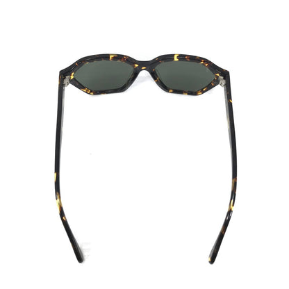 【中古品】【メンズ】 WONDERLAND ワンダーワンド POWAY POWAY-02JP パウウェイ サングラス アイウェア アクセサリー 203-260118-na-10-tag サイズ：52□17 145 カラー：Yellow Tort / Green Lens 万代Net店