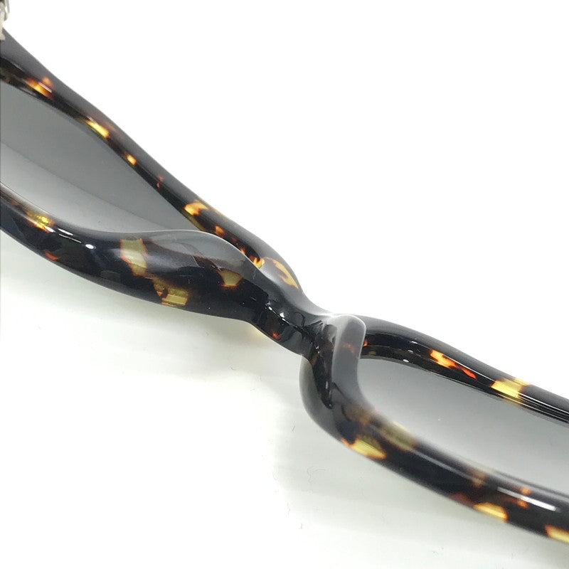 【中古品】【メンズ】 WONDERLAND ワンダーワンド POWAY POWAY-02JP パウウェイ サングラス アイウェア アクセサリー 203-260118-na-10-tag サイズ：52□17 145 カラー：Yellow Tort / Green Lens 万代Net店