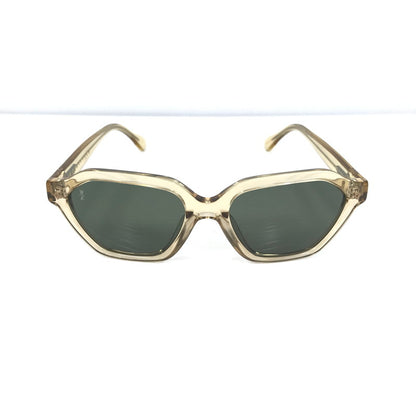 【中古品】【メンズ】 WONDERLAND ワンダーランド POWAY POWAY-03JP パウウェイ サングラス アイウェア アクセサリー 203-260118-na-09-tag サイズ：52□17 145 カラー：ClearBeach/Green 万代Net店