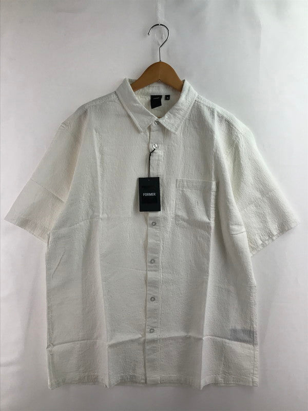 【中古品】【メンズ】 FORMER フォーマー VIVIAN S/S SHIRT FSH-23101 ヴィヴィアン ショートスリーブ シャツ トップス 142-260122-rt-02-tag サイズ：XL カラー：ホワイト 万代Net店