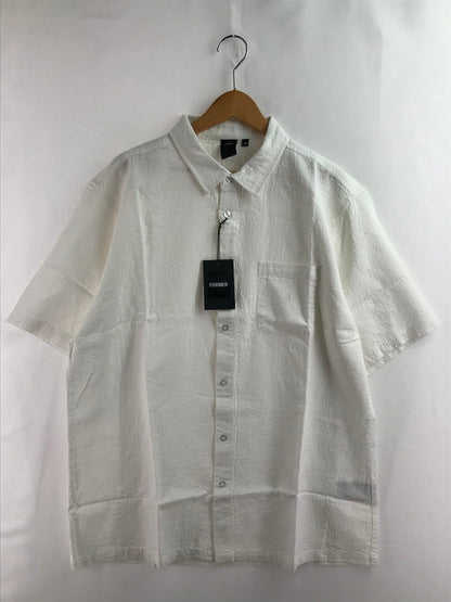 【中古品】【メンズ】 FORMER フォーマー VIVIAN S/S SHIRT FSH-23101 ヴィヴィアン ショートスリーブ シャツ トップス 142-260122-rt-02-tag サイズ：XL カラー：ホワイト 万代Net店
