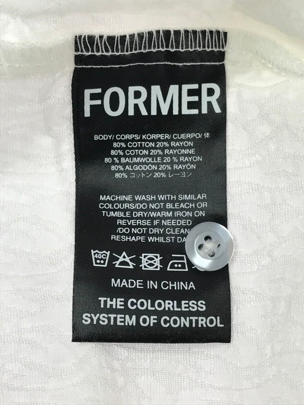 【中古品】【メンズ】 FORMER フォーマー VIVIAN S/S SHIRT FSH-23101 ヴィヴィアン ショートスリーブ シャツ トップス 142-260122-rt-02-tag サイズ：XL カラー：ホワイト 万代Net店