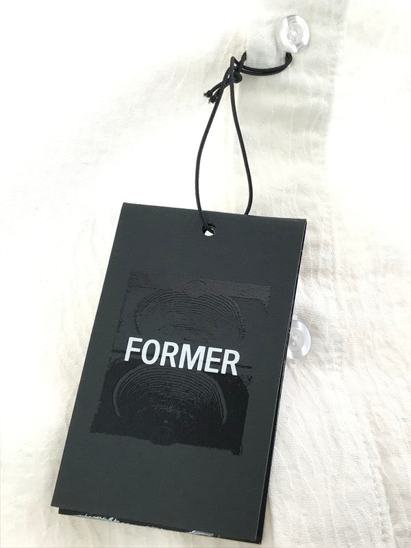 【中古品】【メンズ】 FORMER フォーマー VIVIAN S/S SHIRT FSH-23101 ヴィヴィアン ショートスリーブ シャツ トップス 142-260122-rt-02-tag サイズ：XL カラー：ホワイト 万代Net店