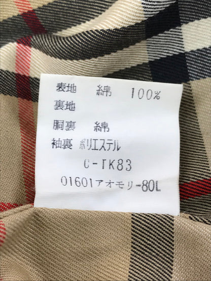 【中古品】【メンズ】 TRENCH COAT WR083-902-79 トレンチコート 日本製 141-260117-rt-04-tag サイズ：胸囲92
身長170 カラー：玉虫色 万代Net店