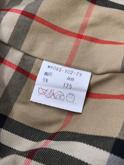 【中古品】【メンズ】 Burberrys バーバリーズ TRENCH COAT WR083-902-79 トレンチコート 日本製 アウター 141-260206-rt-05-tag サイズ：胸囲：94
身長：175 カラー：玉虫色 万代Net店