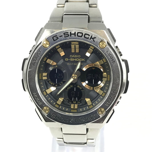 【現状渡し品】【メンズ】 G-SHOCK ジーショック G-STEEL GST-W110D-1A9JF タフソーラー 腕時計 196-260125-na-07-tag カラー：シルバー 万代Net店