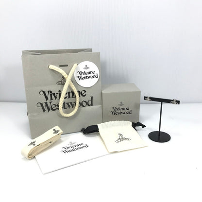 【中古品】【レディース】 Vivienne Westwood ヴィヴィアンウエストウッド NANO SOLITAIRE EARRINGS ナノ ソリティア ピアス アクセサリー 193-260125-na-03-tag カラー：シルバー 万代Net店
