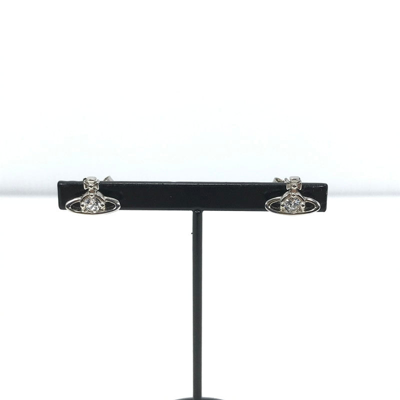 【中古品】【レディース】 Vivienne Westwood ヴィヴィアンウエストウッド NANO SOLITAIRE EARRINGS ナノ ソリティア ピアス アクセサリー 193-260125-na-03-tag カラー：シルバー 万代Net店