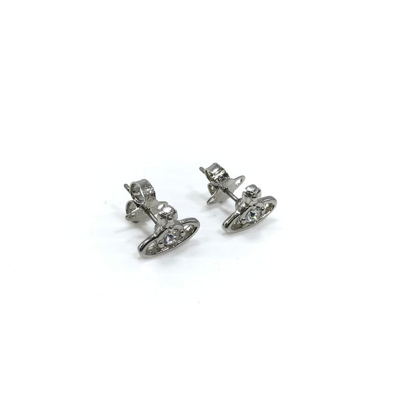 【中古品】【レディース】 Vivienne Westwood ヴィヴィアンウエストウッド NANO SOLITAIRE EARRINGS ナノ ソリティア ピアス アクセサリー 193-260125-na-03-tag カラー：シルバー 万代Net店