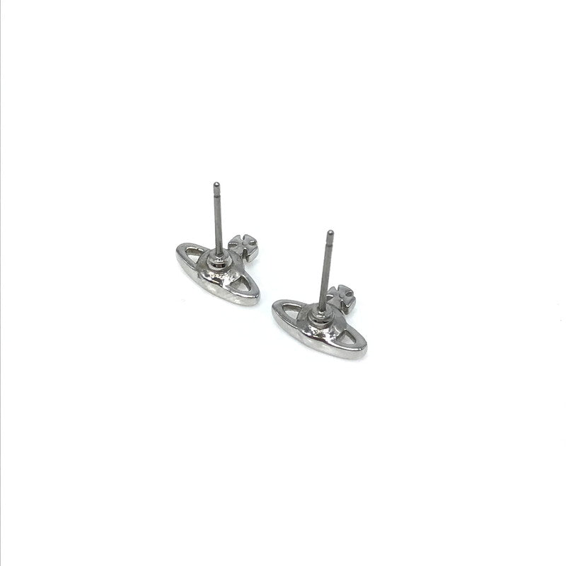 【中古品】【レディース】 Vivienne Westwood ヴィヴィアンウエストウッド NANO SOLITAIRE EARRINGS ナノ ソリティア ピアス アクセサリー 193-260125-na-03-tag カラー：シルバー 万代Net店