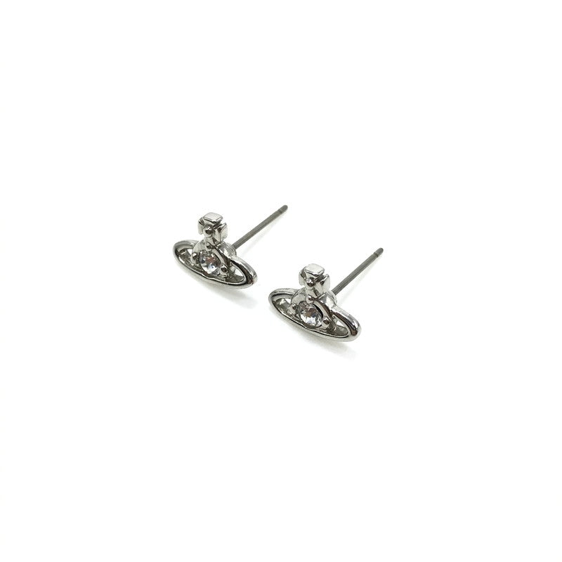 【中古品】【レディース】 Vivienne Westwood ヴィヴィアンウエストウッド NANO SOLITAIRE EARRINGS ナノ ソリティア ピアス アクセサリー 193-260125-na-03-tag カラー：シルバー 万代Net店