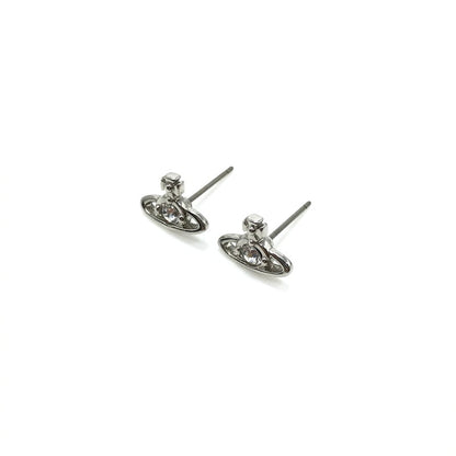【中古品】【レディース】 Vivienne Westwood ヴィヴィアンウエストウッド NANO SOLITAIRE EARRINGS ナノ ソリティア ピアス アクセサリー 193-260125-na-03-tag カラー：シルバー 万代Net店