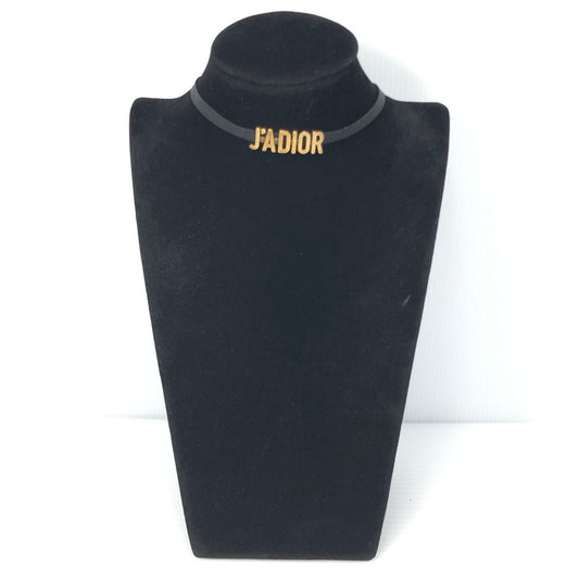 【中古品】【レディース】 Christian Dior クリスチャンディオール J'ADIOR ジャドール ロゴチョーカー ネックレス アクセサリー 183-260131-na-01-tag カラー：ゴールド/ブラック 万代Net店