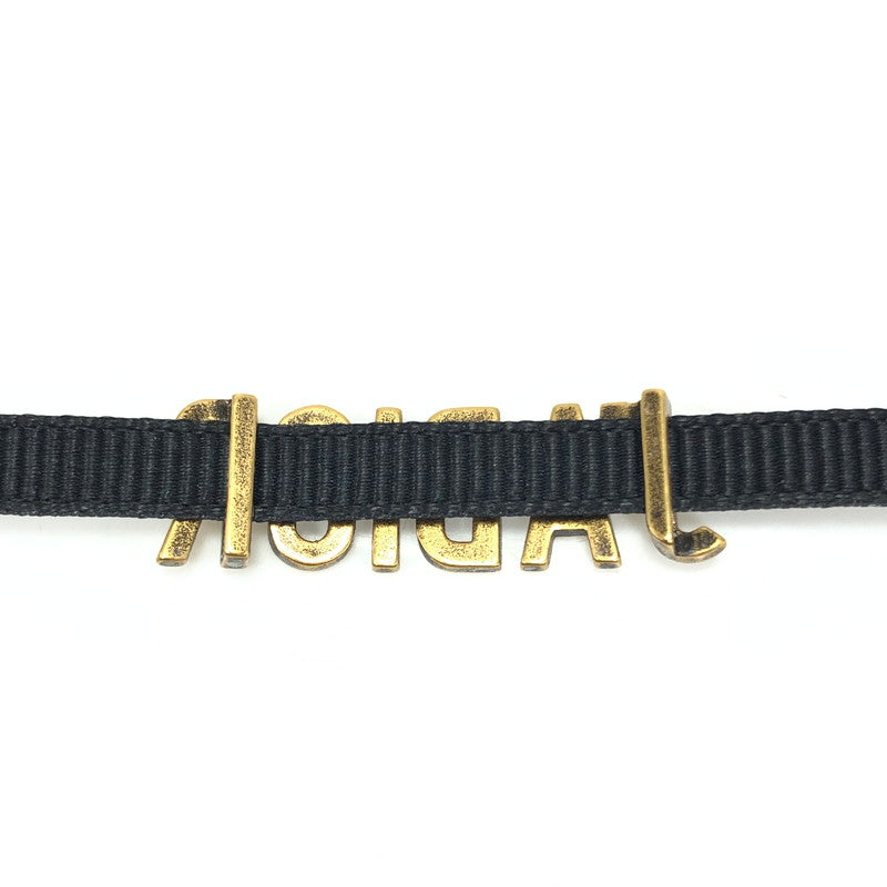 【中古品】【レディース】 Christian Dior クリスチャンディオール J'ADIOR ジャドール ロゴチョーカー ネックレス アクセサリー 183-260131-na-01-tag カラー：ゴールド/ブラック 万代Net店