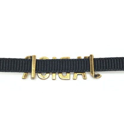 【中古品】【レディース】 Christian Dior クリスチャンディオール J'ADIOR ジャドール ロゴチョーカー ネックレス アクセサリー 183-260131-na-01-tag カラー：ゴールド/ブラック 万代Net店