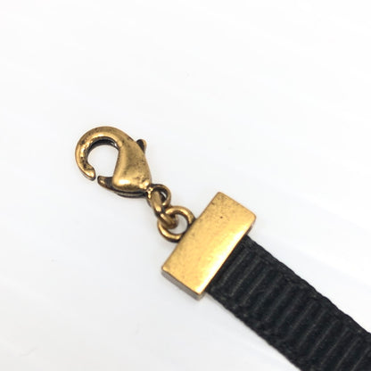 【中古品】【レディース】 Christian Dior クリスチャンディオール J'ADIOR ジャドール ロゴチョーカー ネックレス アクセサリー 183-260131-na-01-tag カラー：ゴールド/ブラック 万代Net店